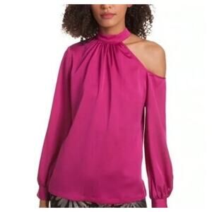Trina Turk Negroni Open Shoulder Blouse - NWT (see description)